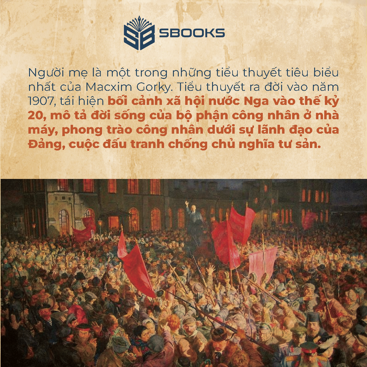 Sách - Người Mẹ - SBOOKS - Macxim Gorky