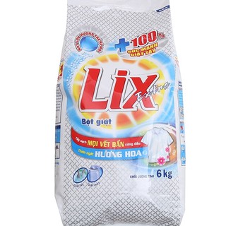 Bột Giặt Lix Extra Hương Hoa Túi 5.5KG