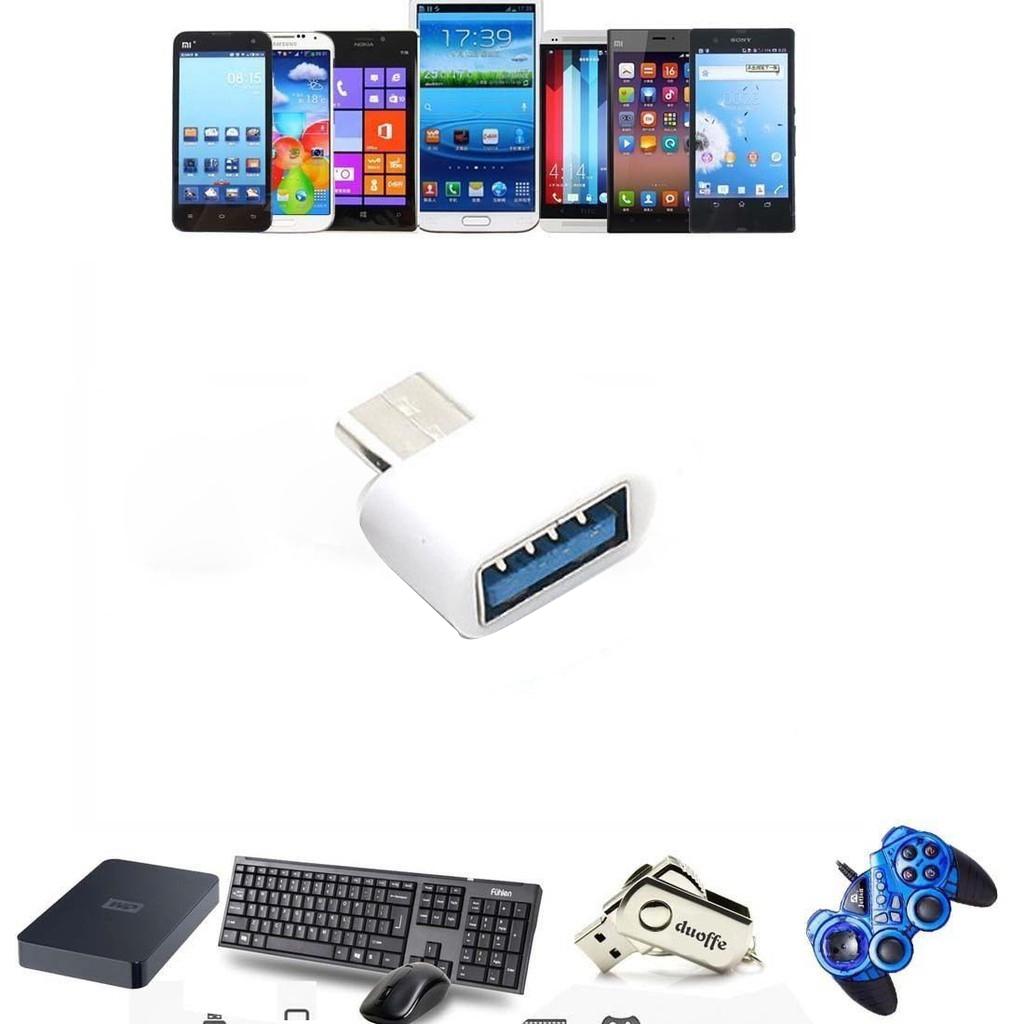 Đầu chuyển USB 2.0 sang Micro USB (Đen)
