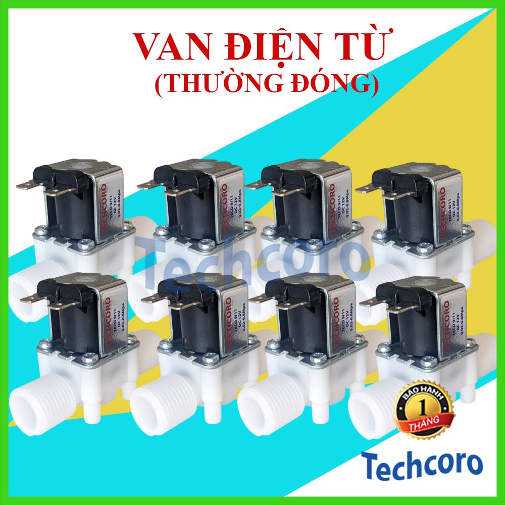 Van Điện Từ 12V phi 21/27, van nước điện từ chất lượng cao