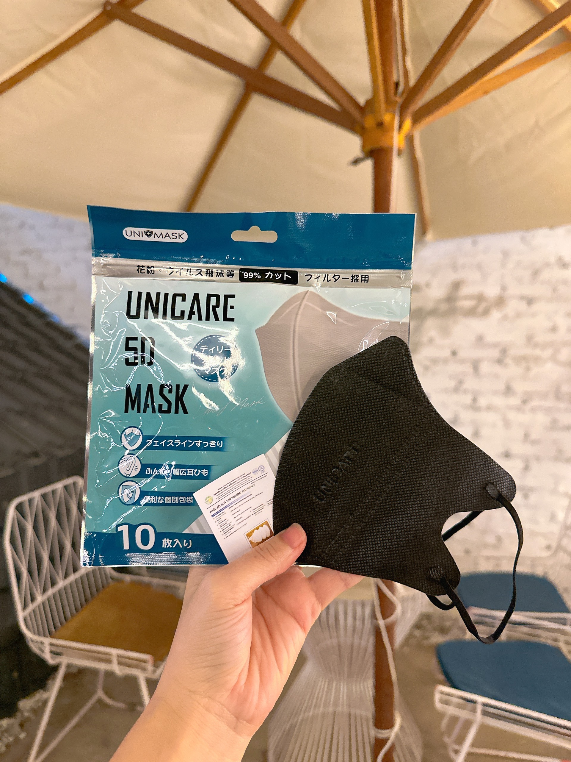 Combo 100c Khẩu Trang 5D CHÍNH HÃNG UNIMASK