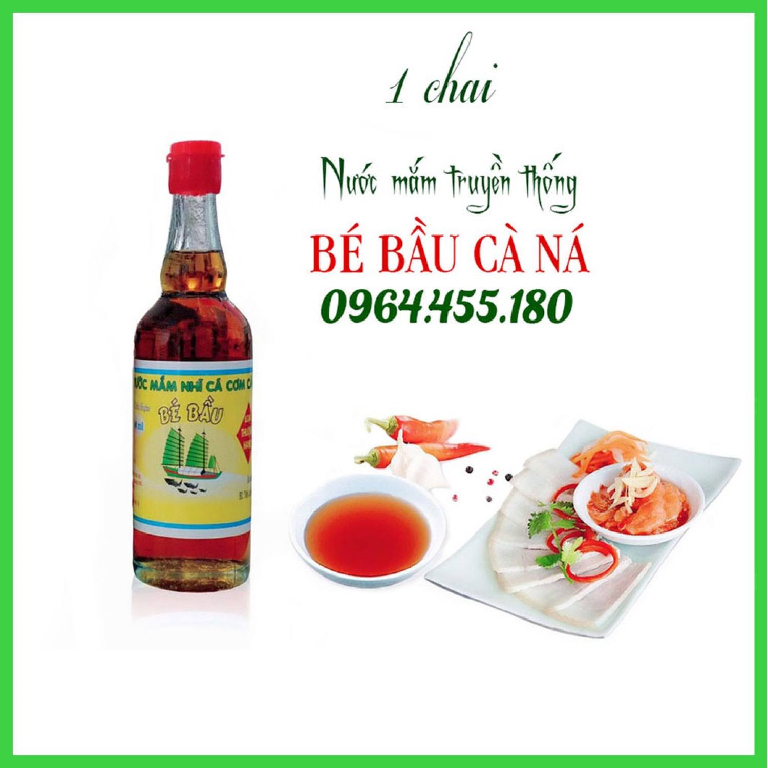 1 chai nước mắm Bé Bầu loại Thương Hạng 500ml