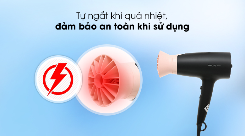 Máy sáy tóc Philips BHD350, 2100W, hàng chính hãng