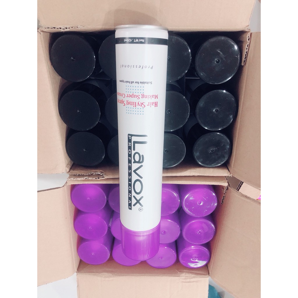 KEO XỊT TẠO KIỂU TÓC LAVOX MỀM 420ML