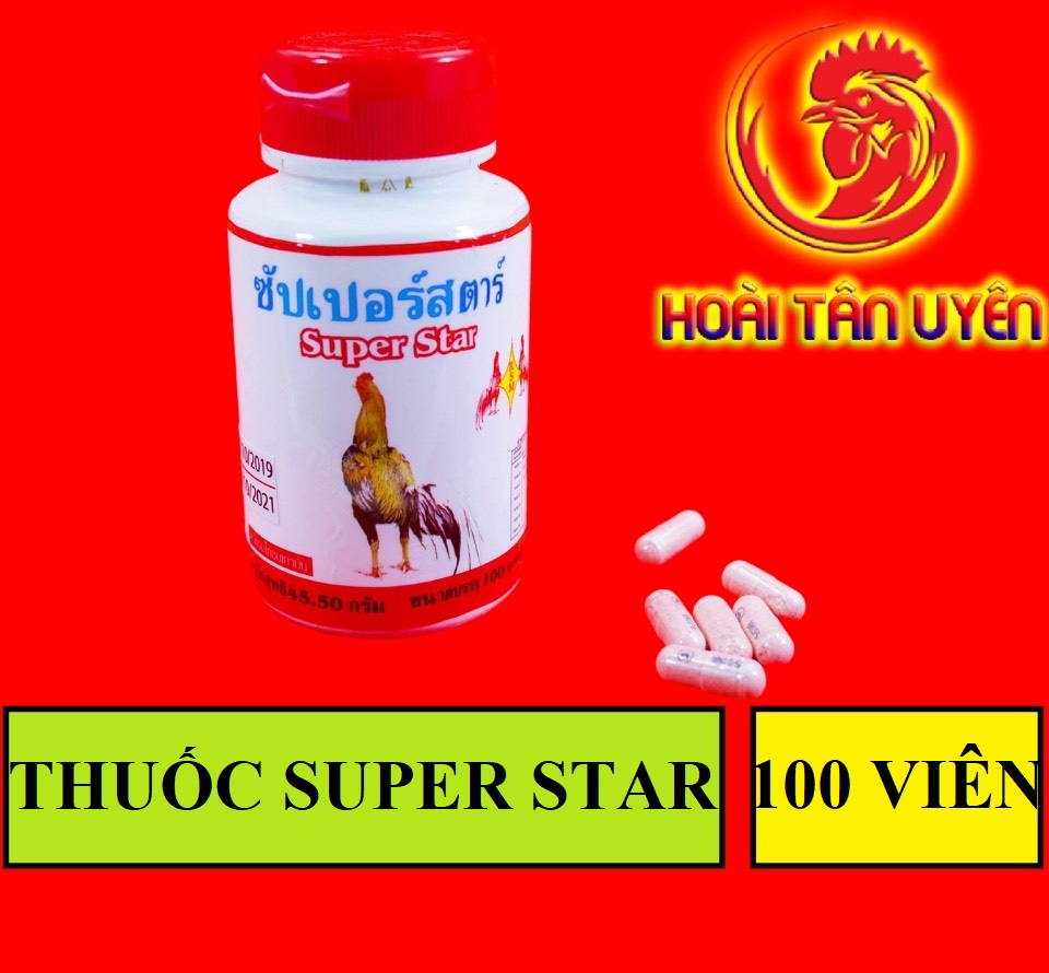 SUPER STAR 100 viên nuôi gà đá tăng cơ - super star