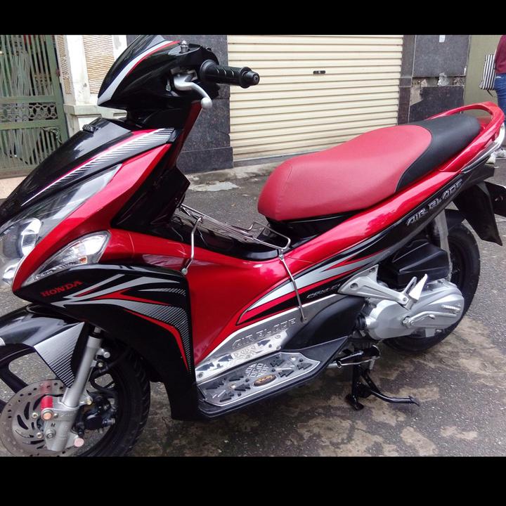 Bộ tem dán xe máy Airblade 125 đời 2013-2014 màu ĐỎ