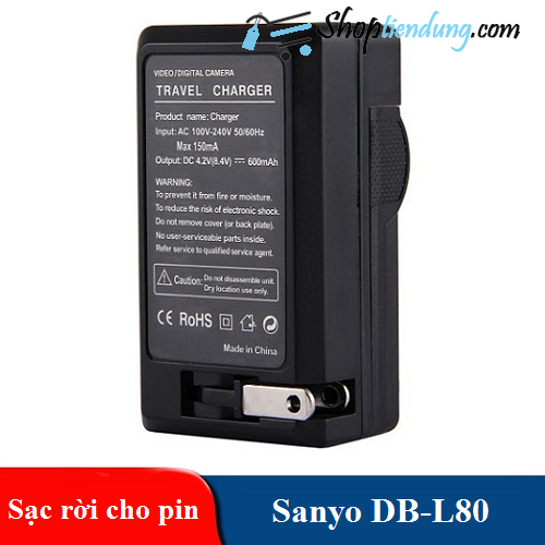 Sạc cho pin máy Sanyo DB-L80