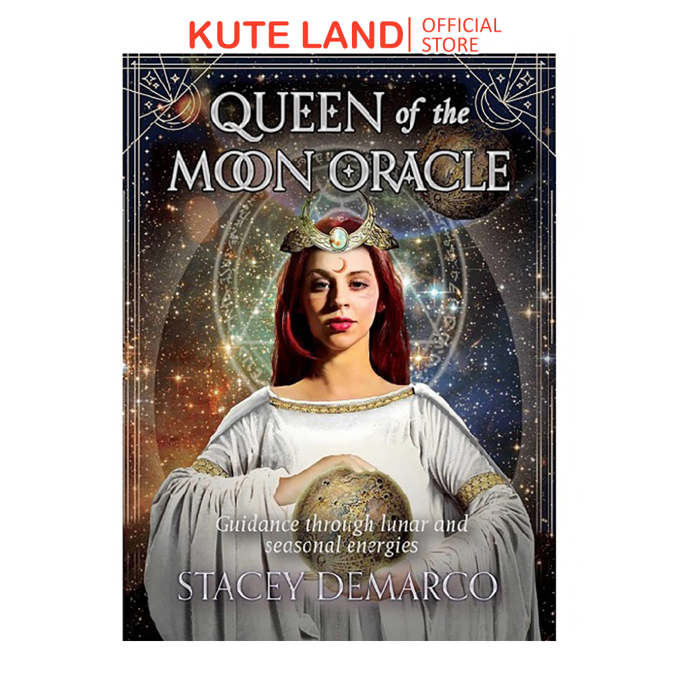 Bộ Bài Oracle Queen Of The Moon  Oracle Tặng Đá Thanh Tẩy