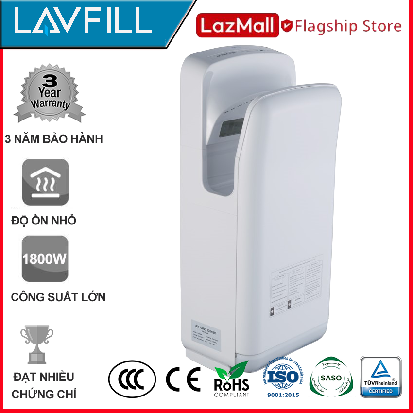 Máy sấy tay tự động cảm biến hồng ngoại tốc độ cao lavfill lhdhd-1t