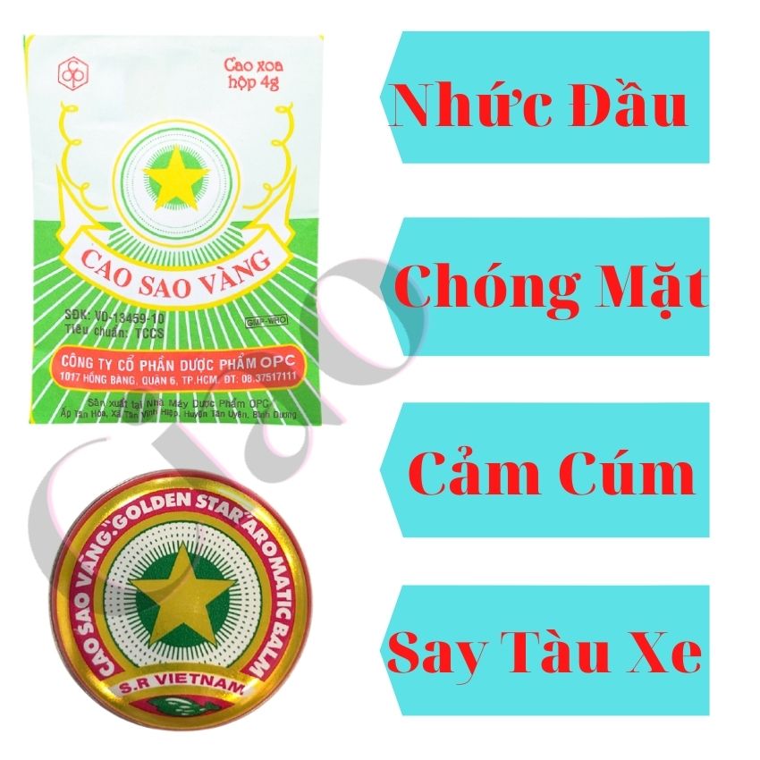 Cao sao vàng dược phẩm tw3, dầu cù là sao vàng