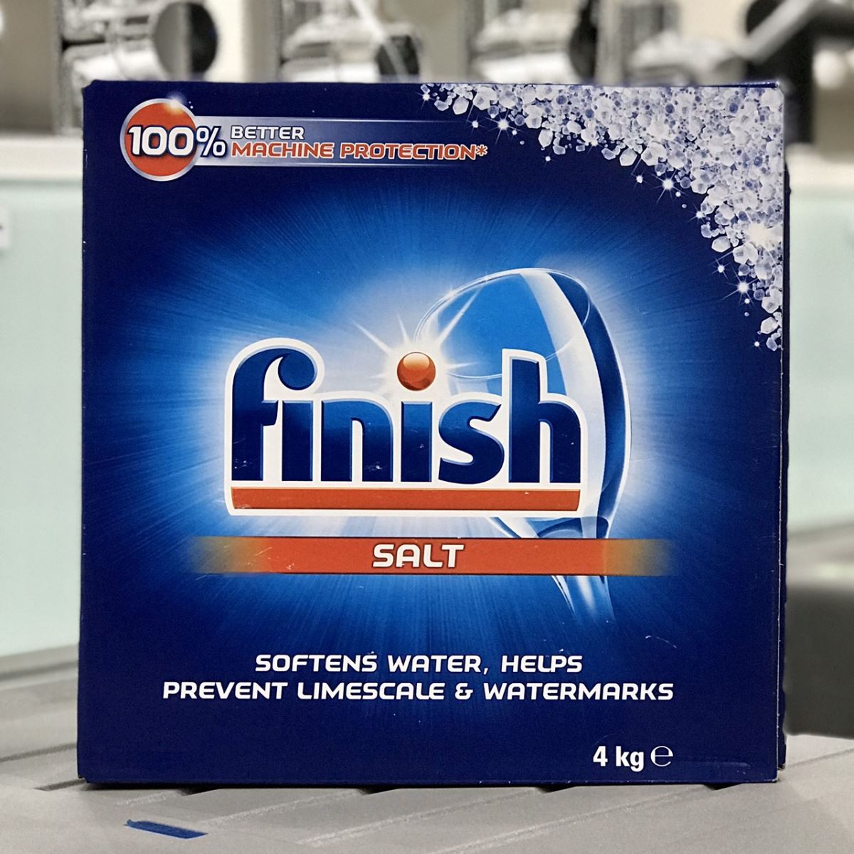 Muối rửa bát Finish 4.0 kg dùng cho Máy rửa bát chén