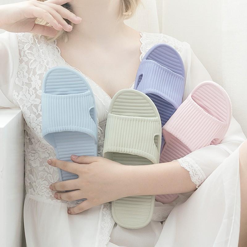 Dép đi trong nhà nhà tắm văn phòng nhựa nguyên khối siêu nhẹ siêu bền chống trơn trượt - DU5 krs2067