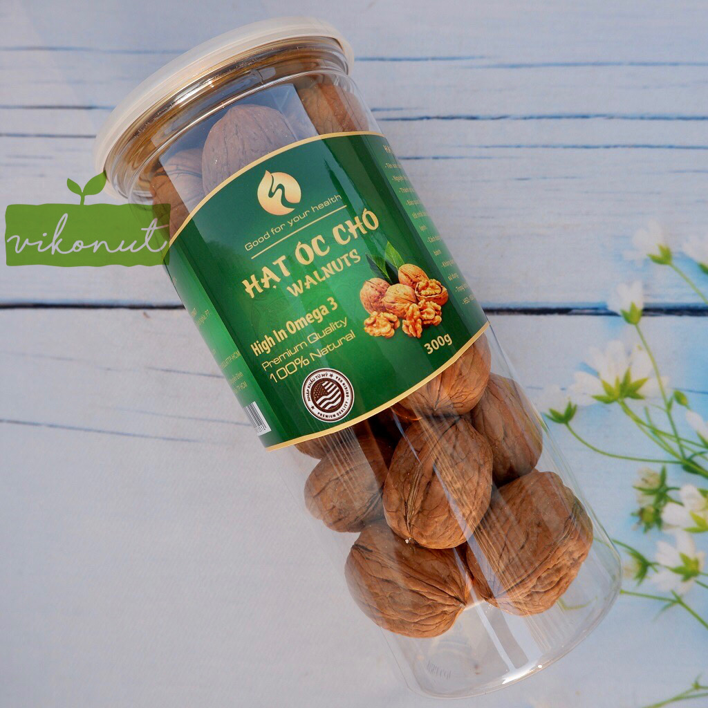 [HCM][VikoNut] Óc chó vàng Chandler Mỹ còn vỏ [500g 300g] -  Walnut