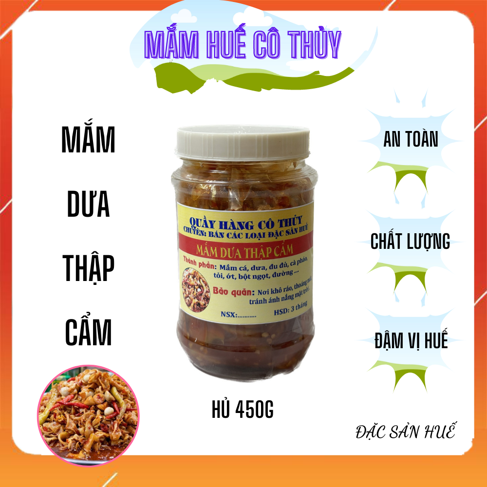 Mắm dưa thập cẩm hũ 450g