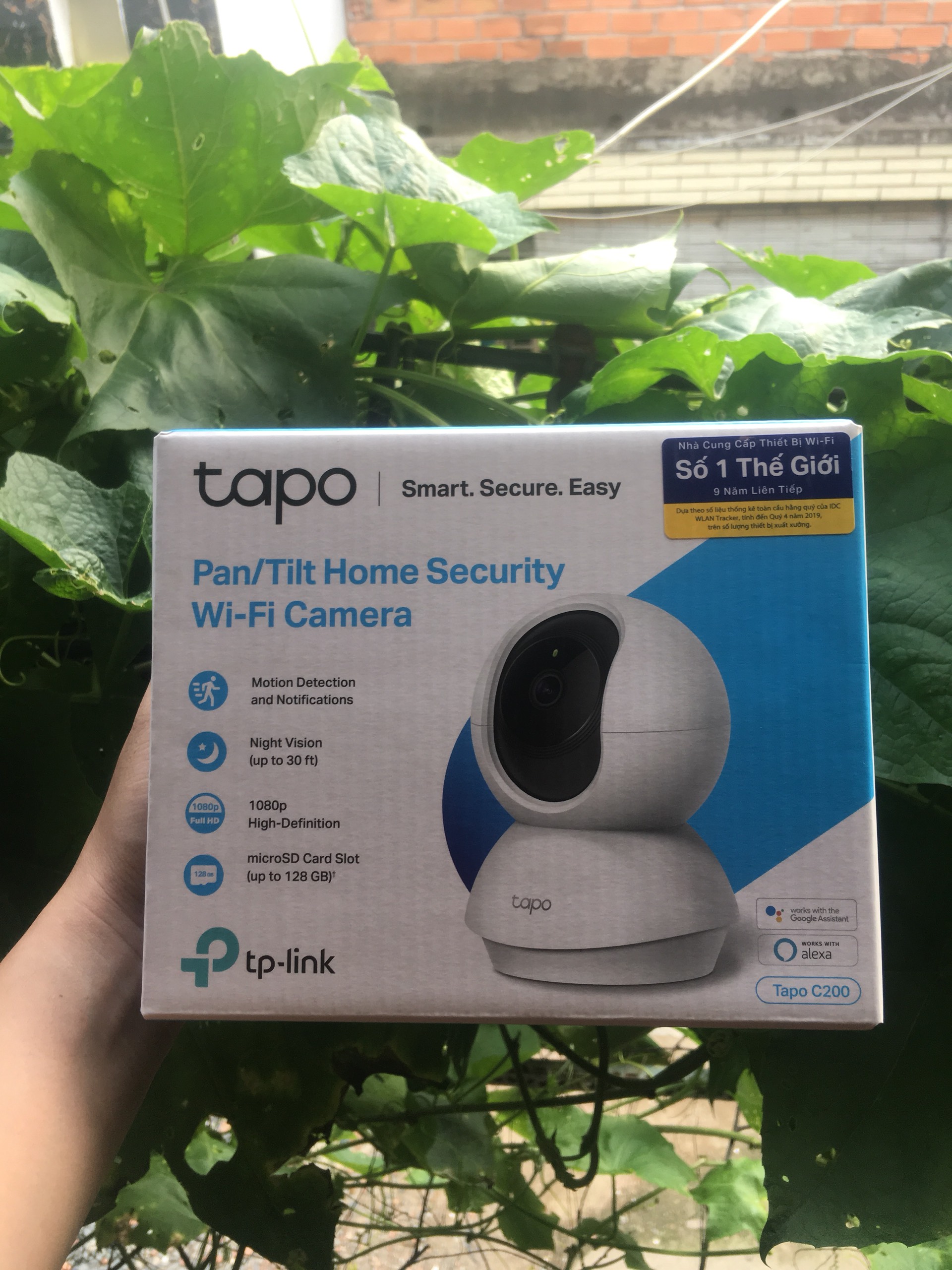 Camera Wi-Fi TP-Link Tapo C200 1080P 2MP An Ninh Gia Đình Có Thể Điều
