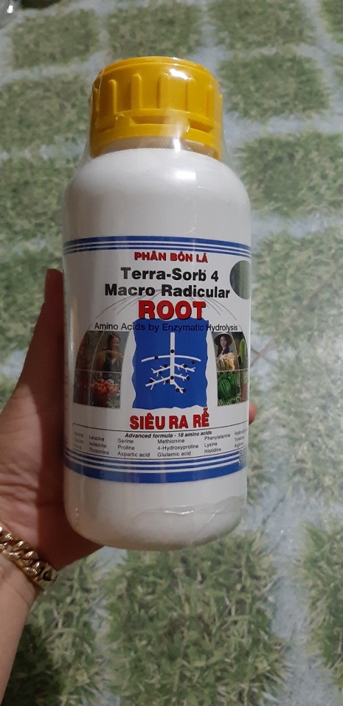 Phân bón lá cao cấp siêu ra rễ Terra -Sorb 4 Root chai 500ml