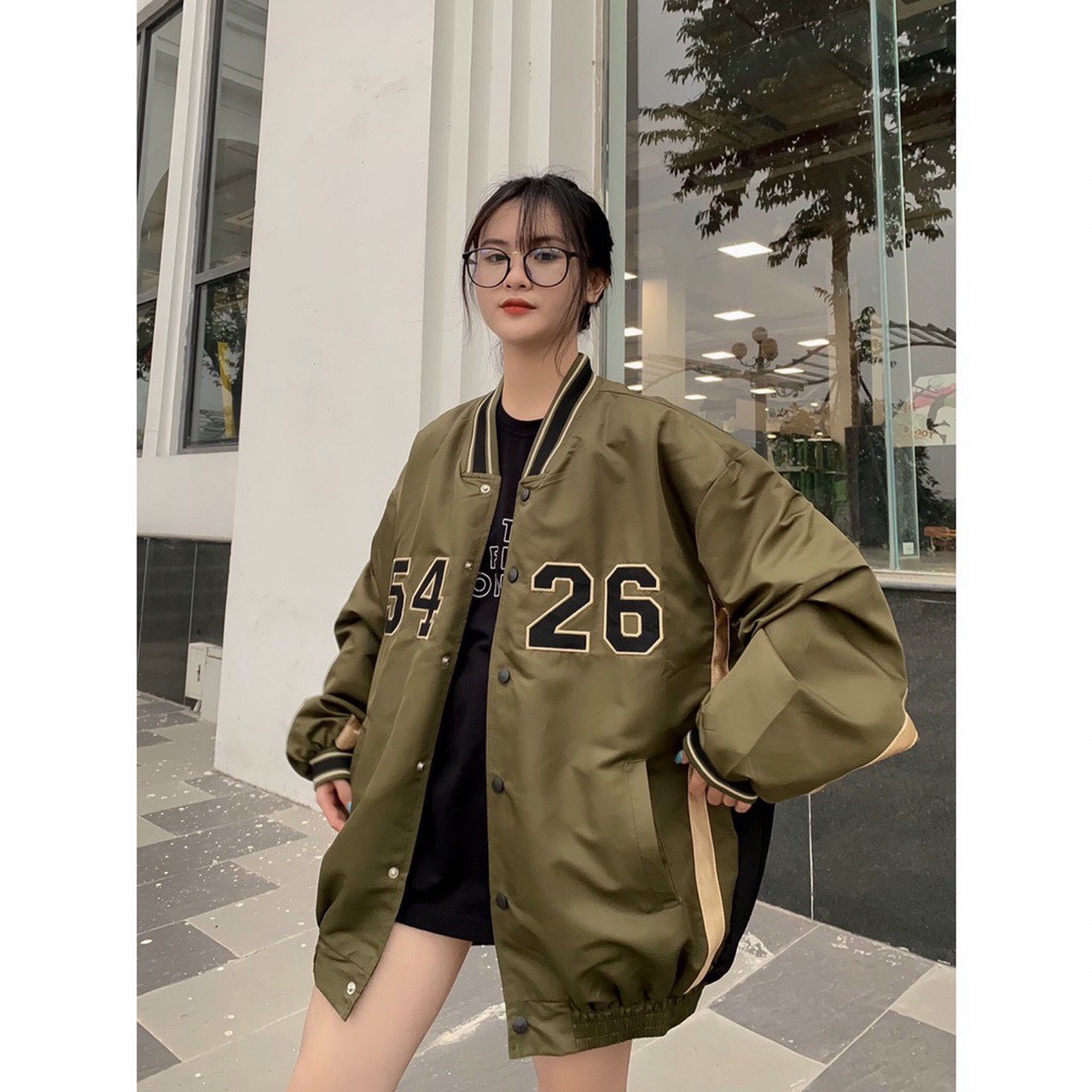 Áo khoác dù Bomber nam nữ cao cấp 5426 kiểu dáng bóng chày phong cách Hàn Quốc ( Xương sỉ giá gốc )