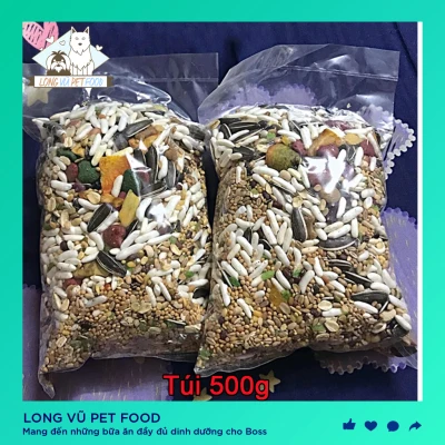Thức Ăn Ngũ Cốc Cơ Bản dành cho Hamster Gói 500gr - Thức ăn cho hamster - Long Vũ Pet Food