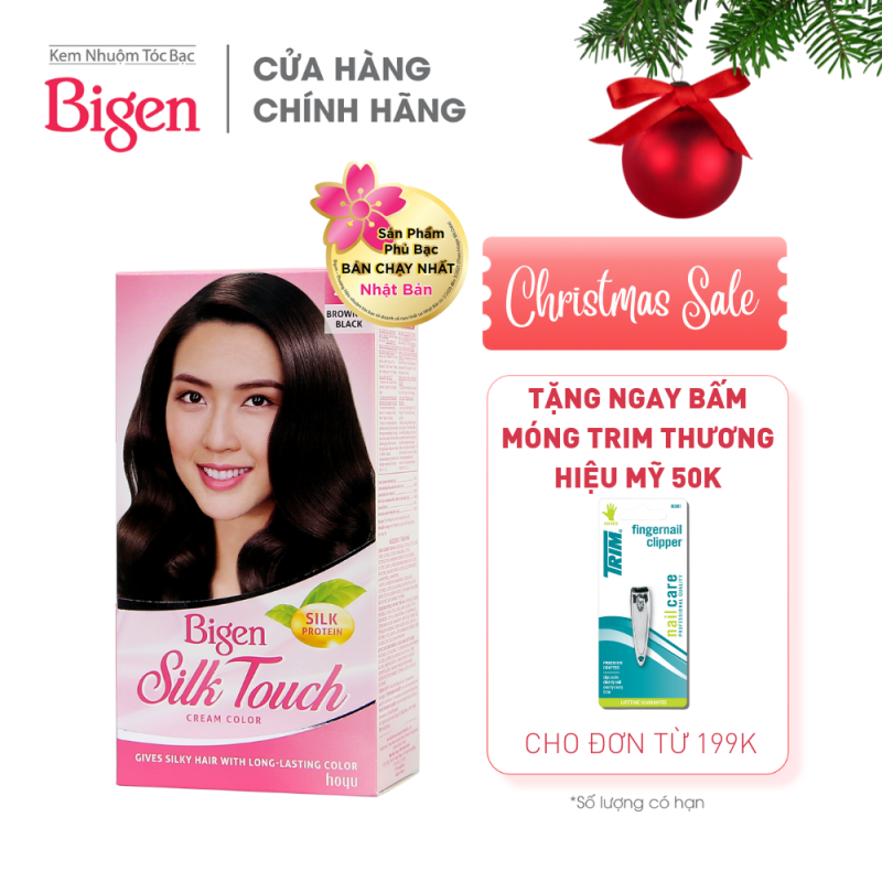 Thuốc nhuộm dưỡng tóc phủ bạc thảo dược Bigen Silk Touch Thương hiệu Nhật Bản 80ml dạng kem-Đỏ Đồng Đậm 6R nhập khẩu