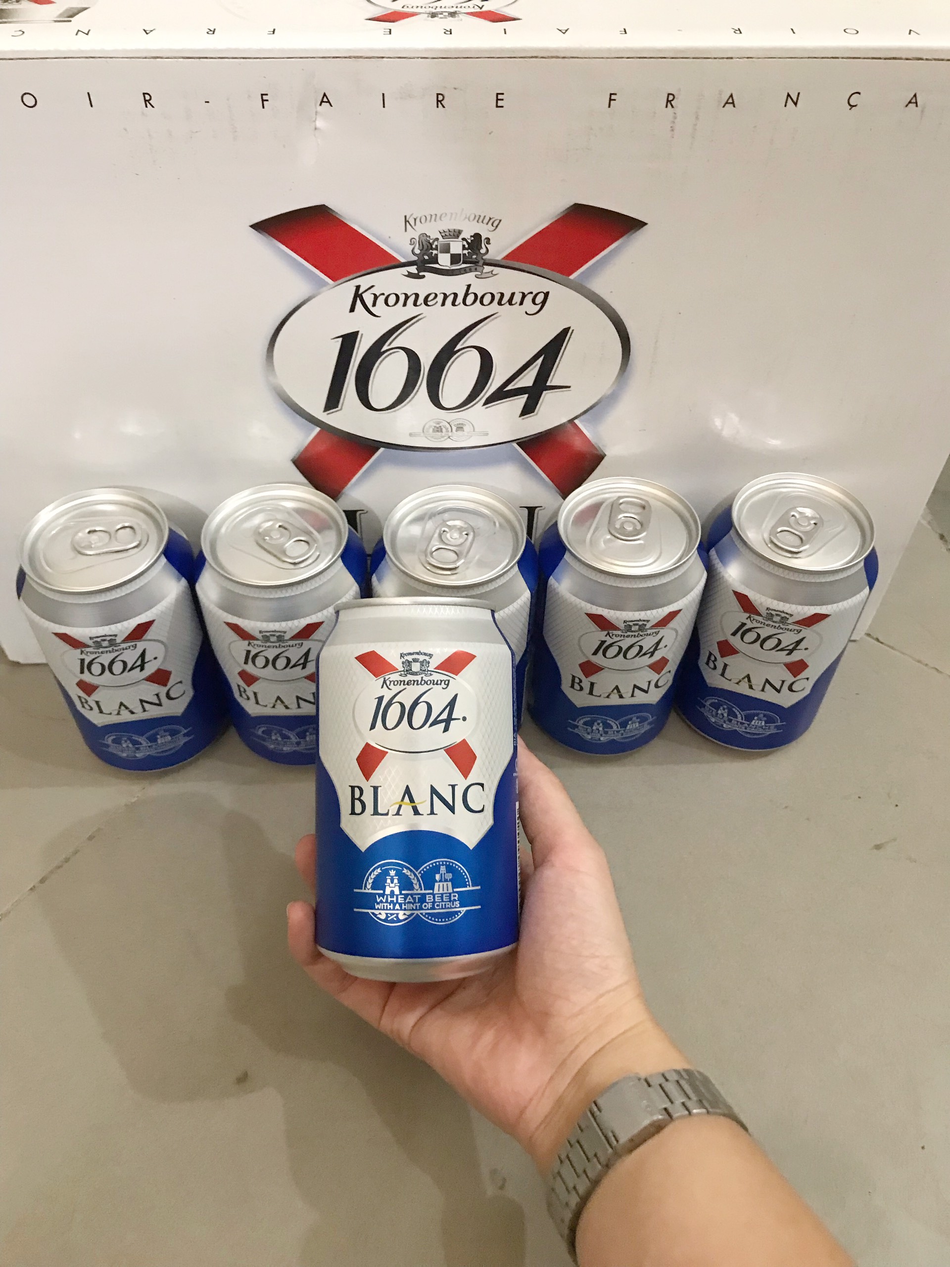 1664 Blanc Beer - 6 Cans 330ml
