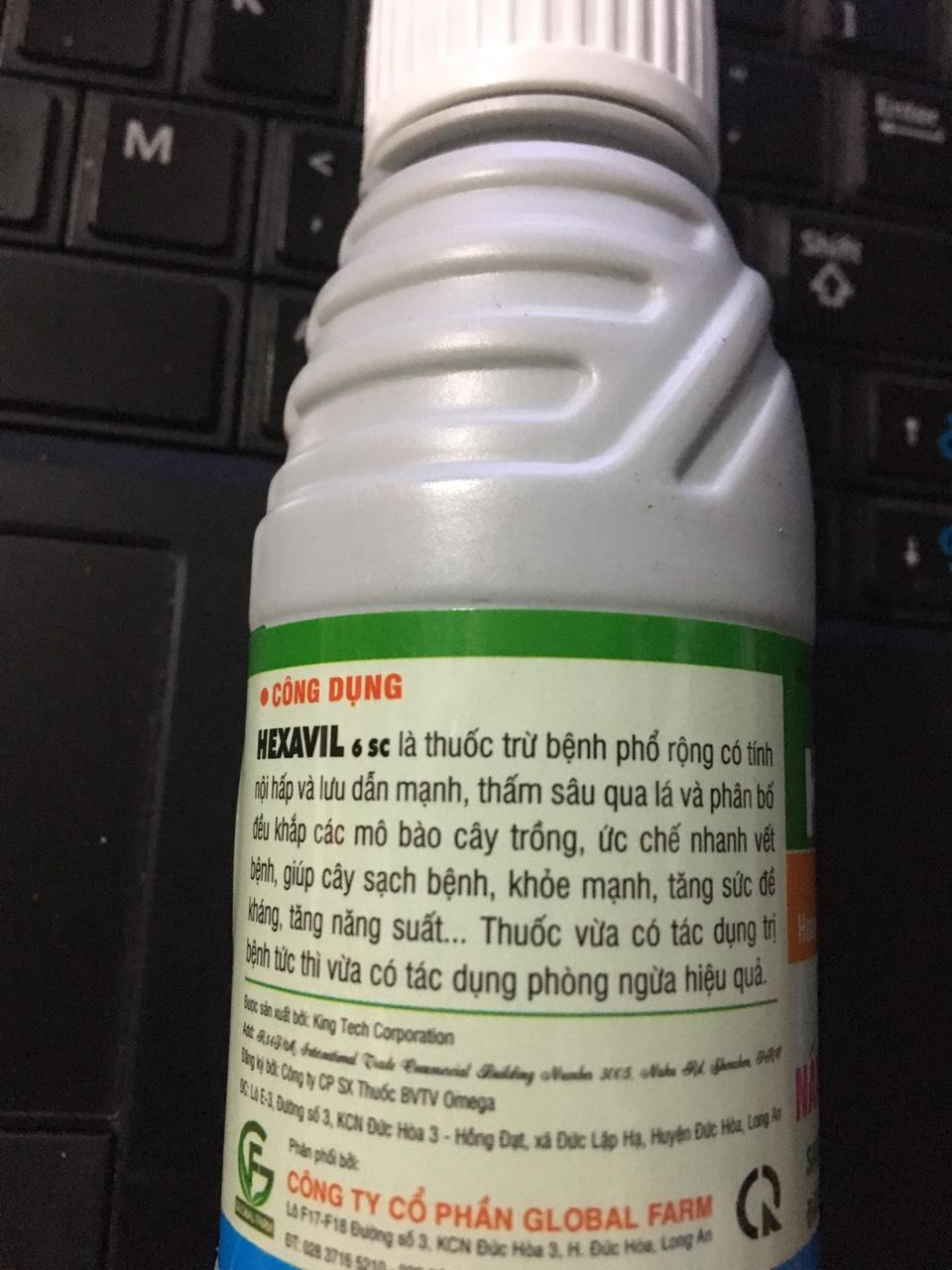 HEXAVIL 6SC- TRỪ NẤM PHỔ RỘNG lọ 100ml