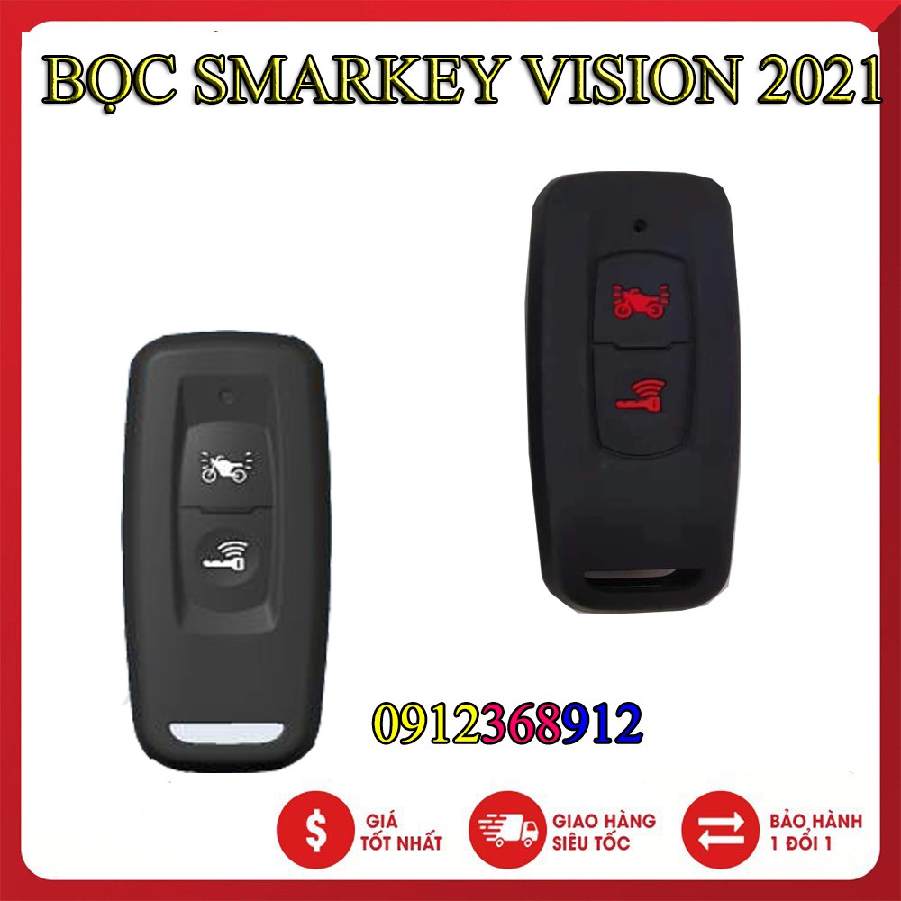 Bọc Chìa Khóa Vision 2021 - Vision 2022 - bao khóa Smartkey Silicon