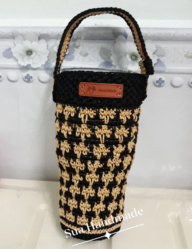 Túi đựng ly giữ nhiệt Handmade (không bao gồm ly)