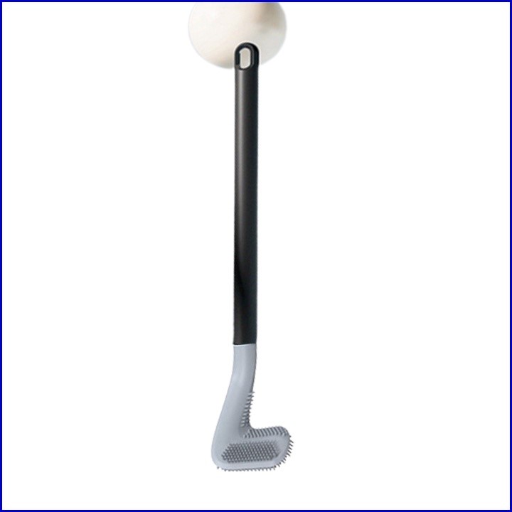 Chổi cọ nhà vệ sinh, cây cọ toilet bồn cầu bằng silicon, chổi cọ toilet