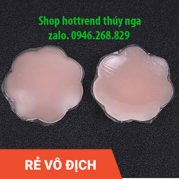 Miếng dán silicon dán nhũ hoa, dán ti, dán ngực 10 miếng