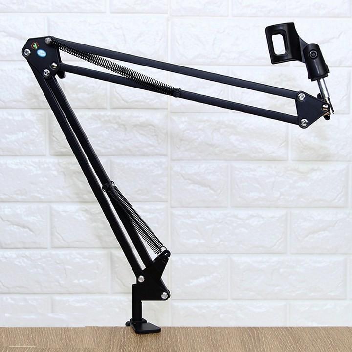 Giá đỡ micro kẹp bàn và màng lọc âm