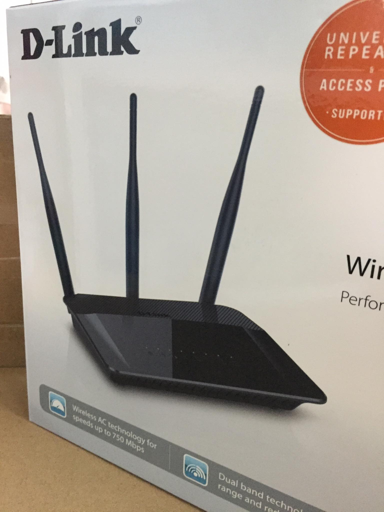 Bộ phát wifi Dlink DIR- 809 chuẩn AC750 (chính hãng)