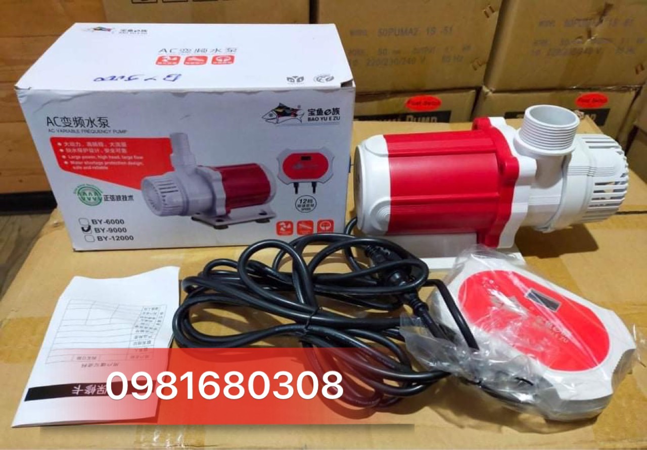Bơm hồ cá điều khiển 12 cấp Baoyu BY
