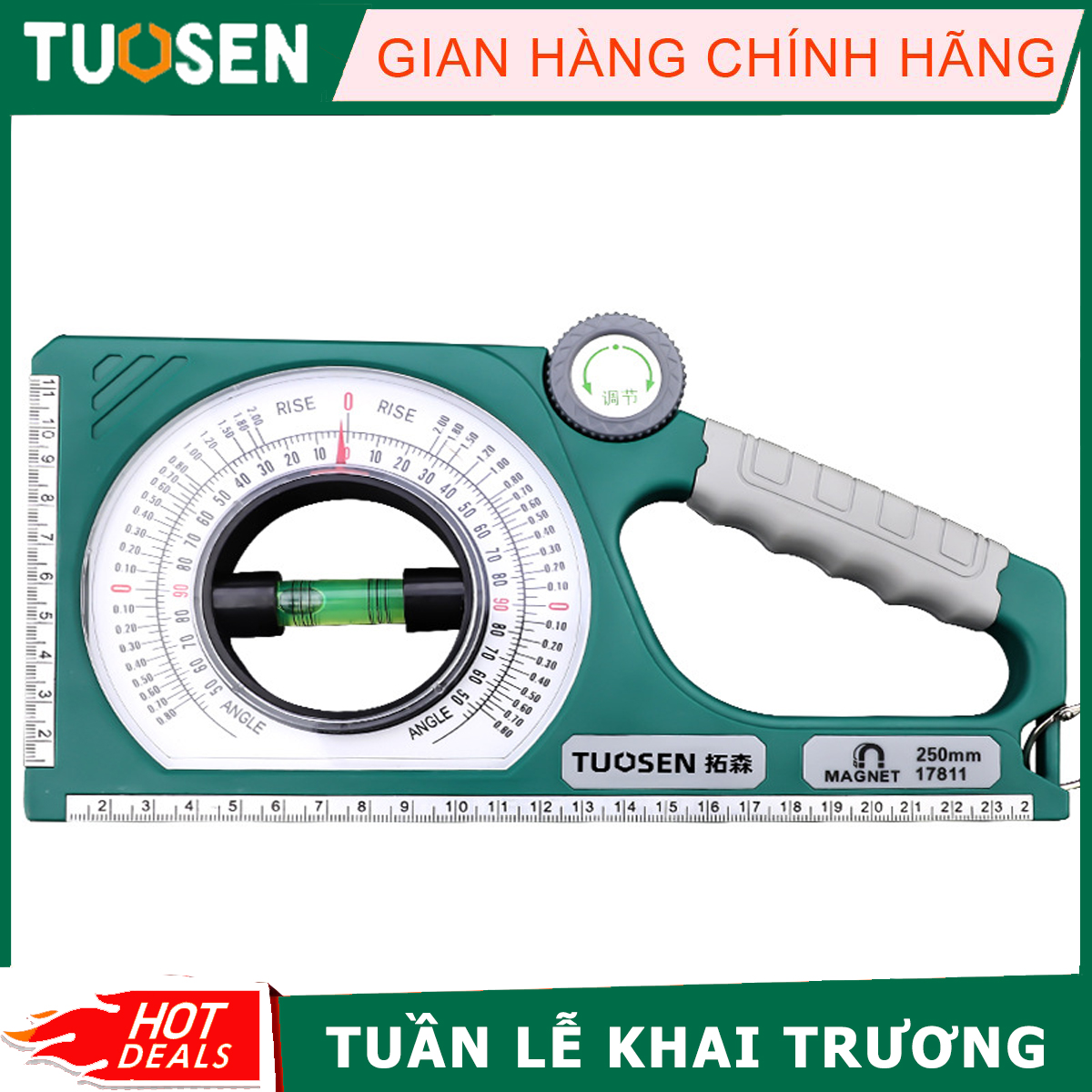 Thước đo độ dốc, thước đo độ nghiêng, thước đo vạn năng - Một sản phẩm của TUOSEN