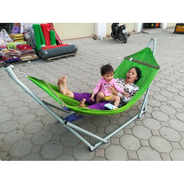 Võng xếp sơn bóng phi 32 size người lớn giá buôn