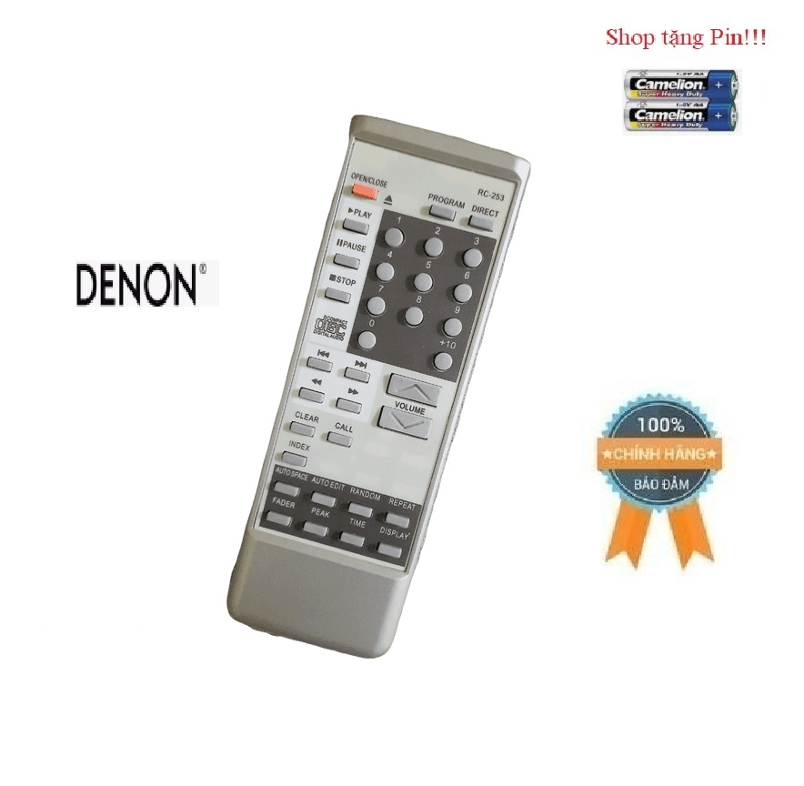Remote điều khiển dàn âm thanh denon cd dcd2800 1015 cd 7.5 s dcd790- hàng chính hãng theo máy