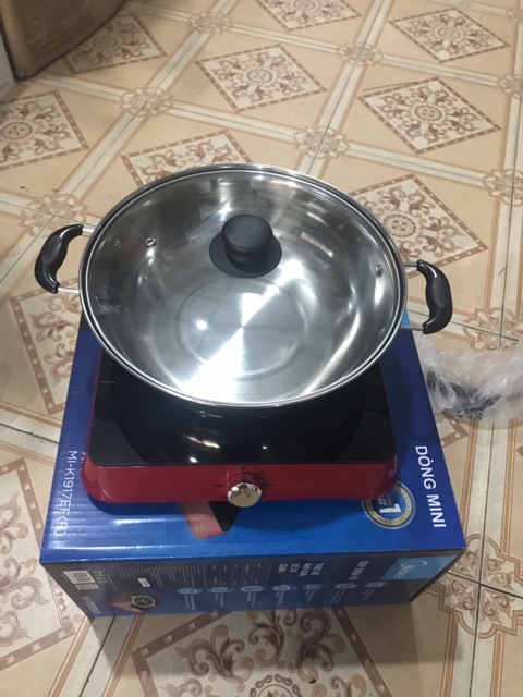 Bếp Từ Đơn Mini Midea Mi-K1917Ef