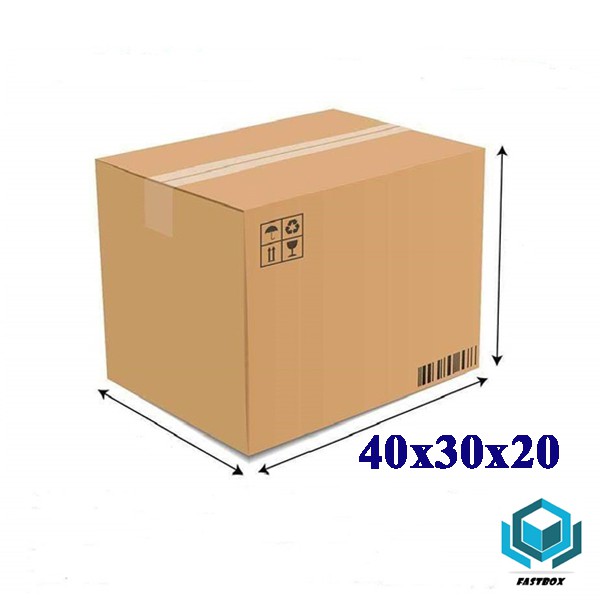 Fb - 1 thùng hộp carton 40x30x20 cm