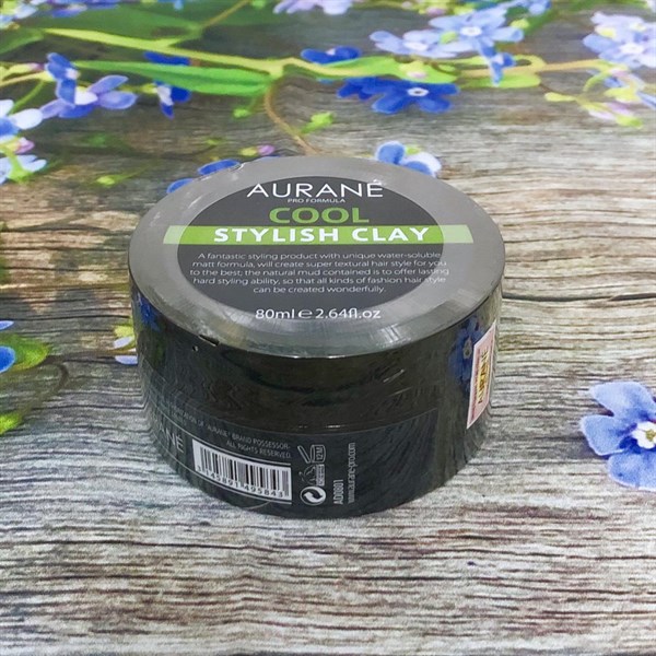 Aurane Cool Stylish Clay Men's Hard Matte Styling Wax 80ml
