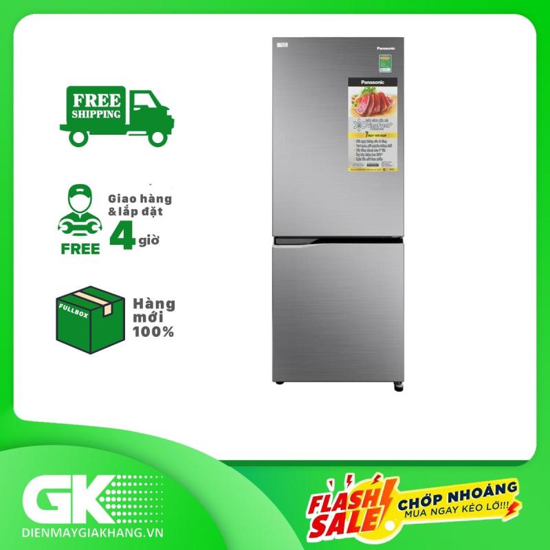 Tủ lạnh Panasonic Inverter 255 lít NR-BV280QSVN Mẫu 2019, tiết kiệm điện tối đa, vận hành êm ái, ổn định, trang bị cảm biến Econavi - Bảo hành 12 tháng