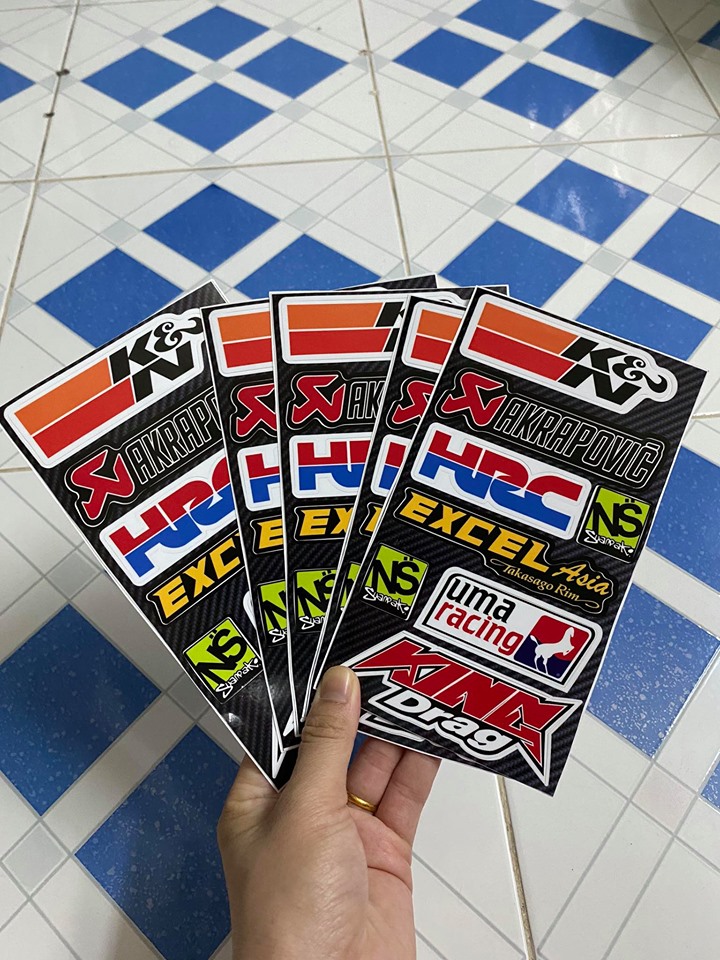 [HCM]Tem logo 10 x 18 KINGDRAD KN  Akrapovic