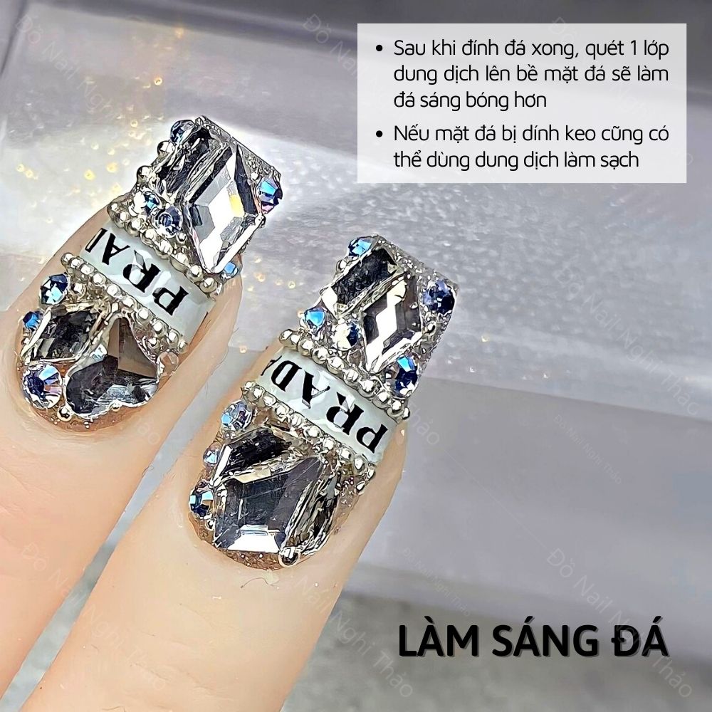 Nước khô keo làm sáng đá waloc 15ml