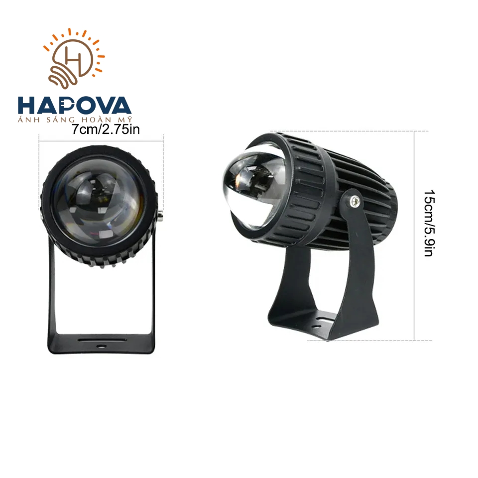 Đèn rọi cột mắt nhỏ HAPOVA ZIKIS 10W DR 3021