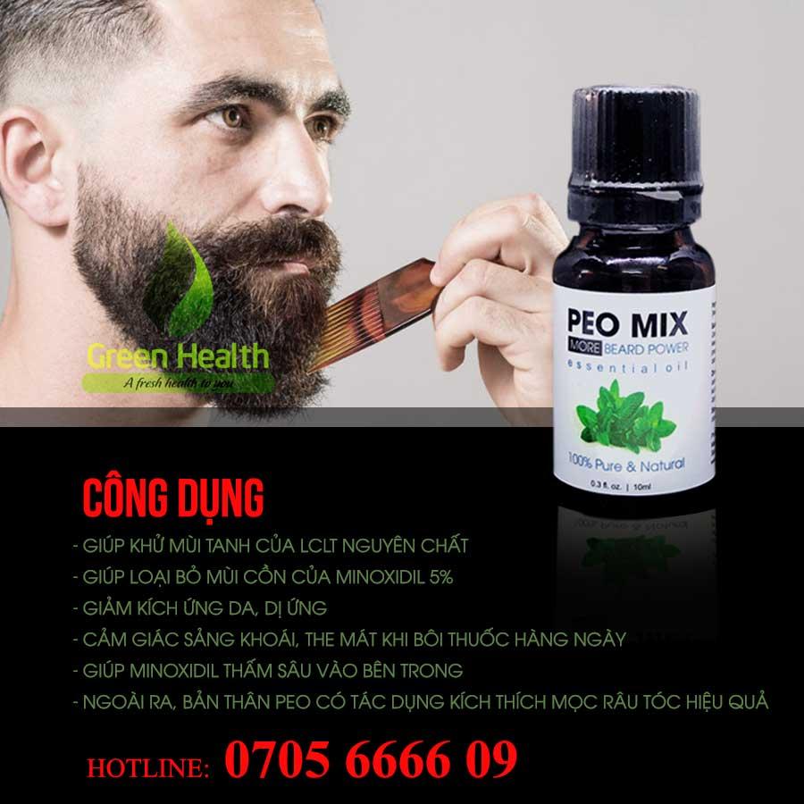 Peo Mix 10ml Dùng Pha Vào Minoxidil, Morr F5, Mintop