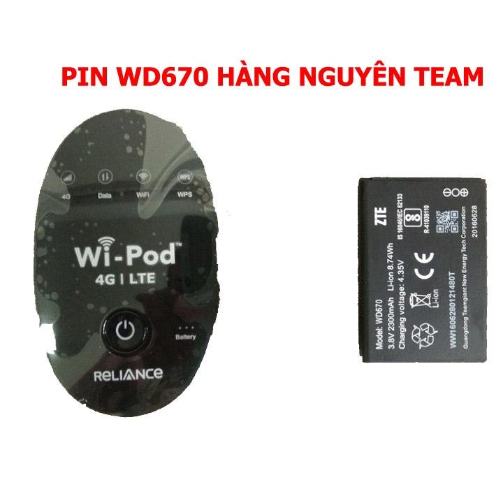 Pin cục phát wd670 - phù hợp nhiều dòng máy