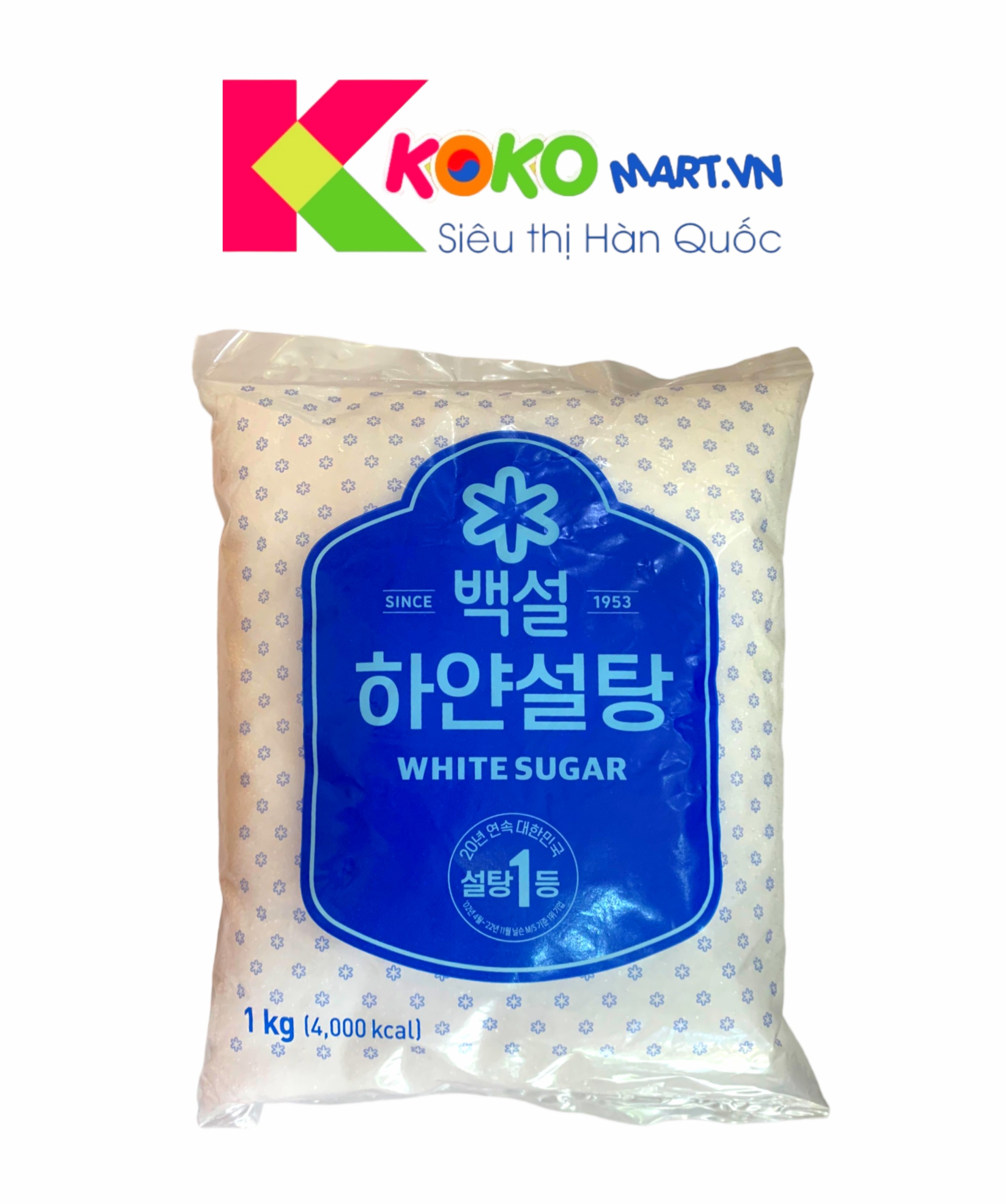 Đường trắng Beksul Hàn Quốc 1kg