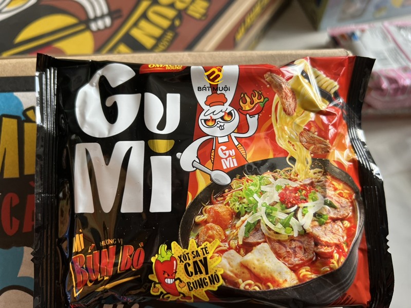 Mì gói GUMI (OMACHI HOUSE) vị bún bò gói 75g - BAT MUOI