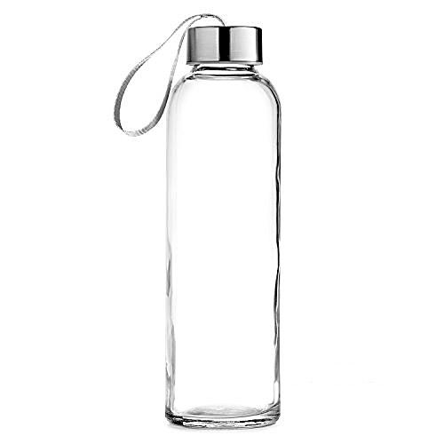 Bộ 4 bình thủy tinh dây xách nắp bạc 500ml