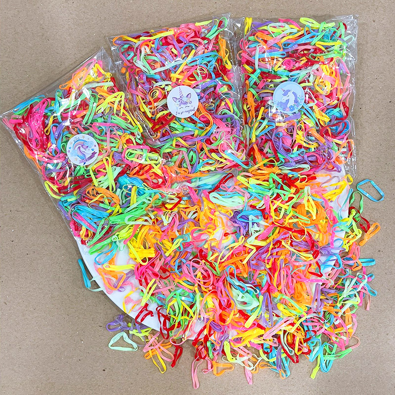 Chun buộc tóc cho bé siêu dai co giãn tốt Baby-S, Dây thun cột tóc xinh xắn nhiều màu kẹo ngọt cho bé yêu – SP152