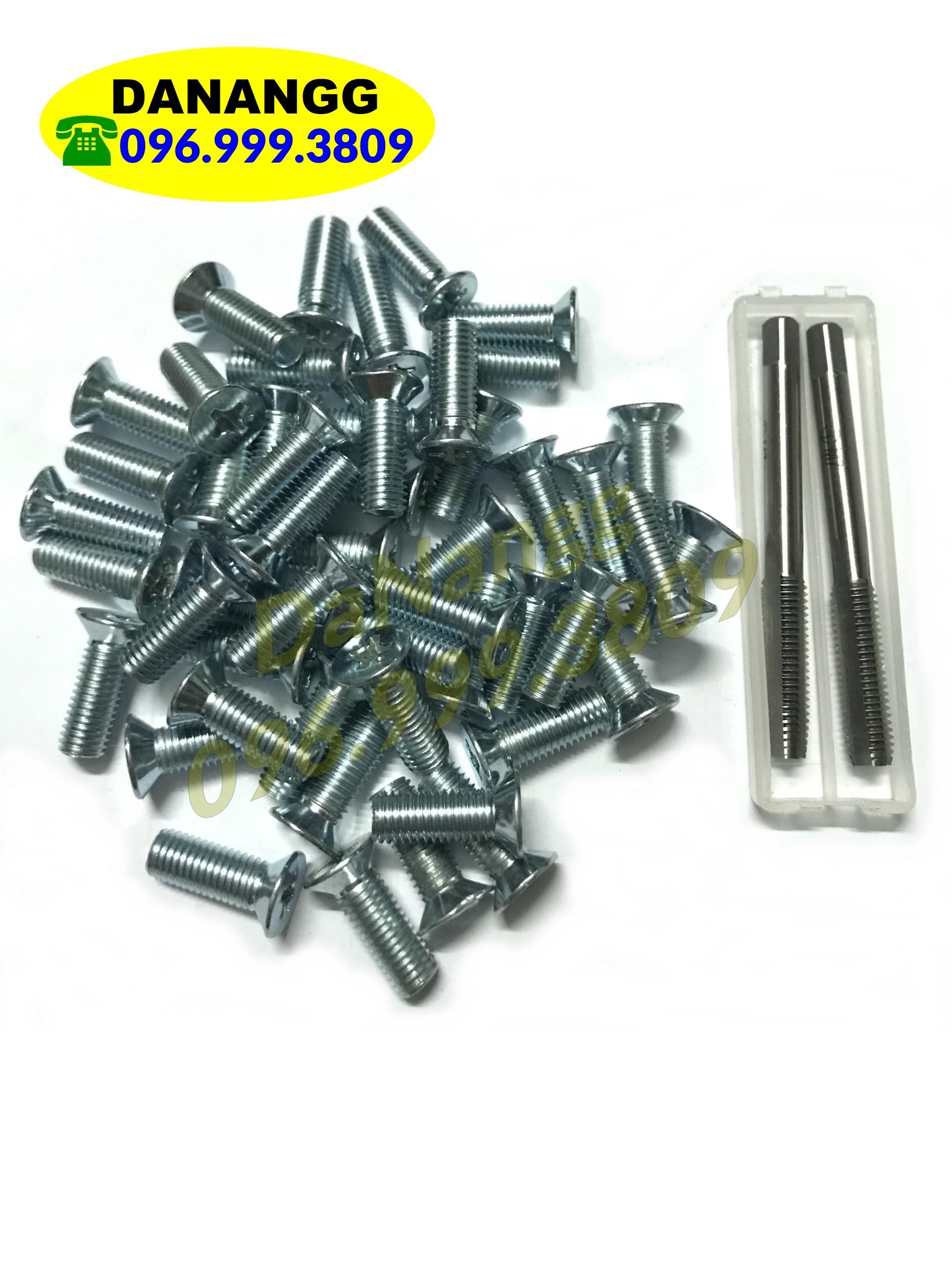 50 ốc vít vô lăn mâm điện loại 7 mm có taro