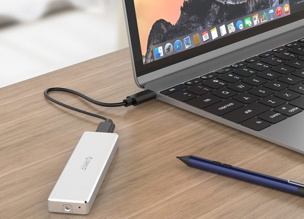 Box cho SSD M2 NVME Orico PVM2-C3 vỏ nhôm